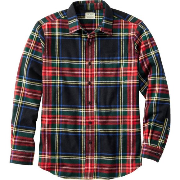 Men's Scotch Plaid Flannel Shirt, Traditional Fit - M Tall - Picture 1 of 6
